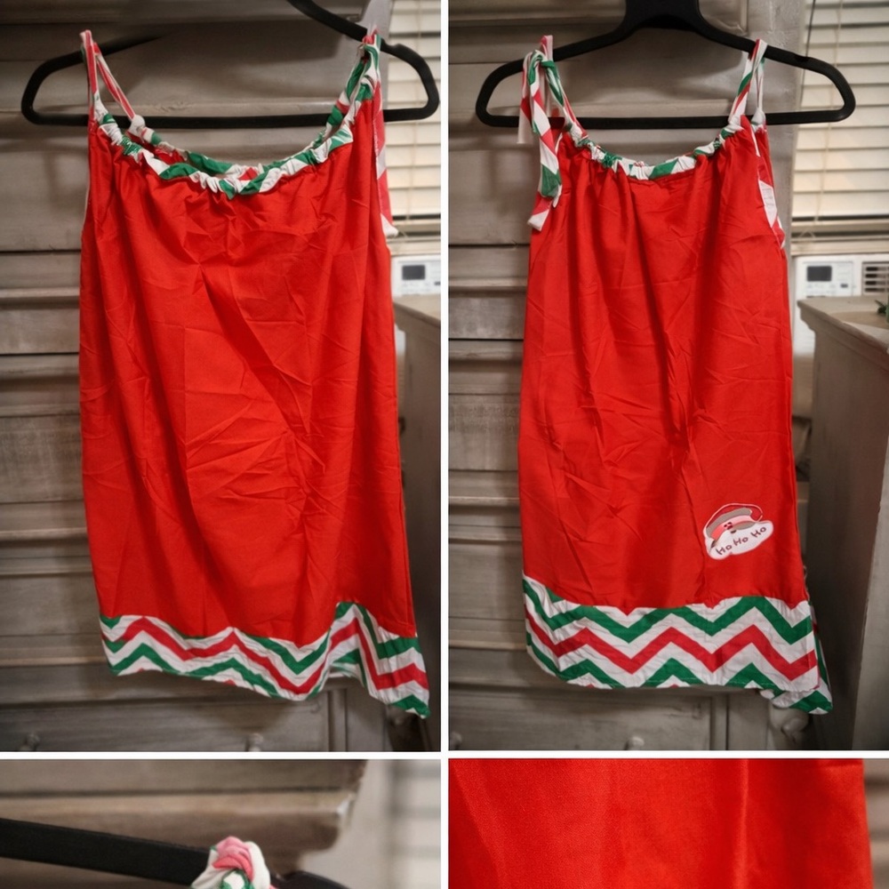 🎄 Festive Christmas Dress – Red & Green Holiday Dress